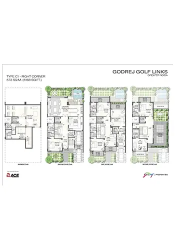 Godrej Golf Links Exquisite Villas Floor Plan