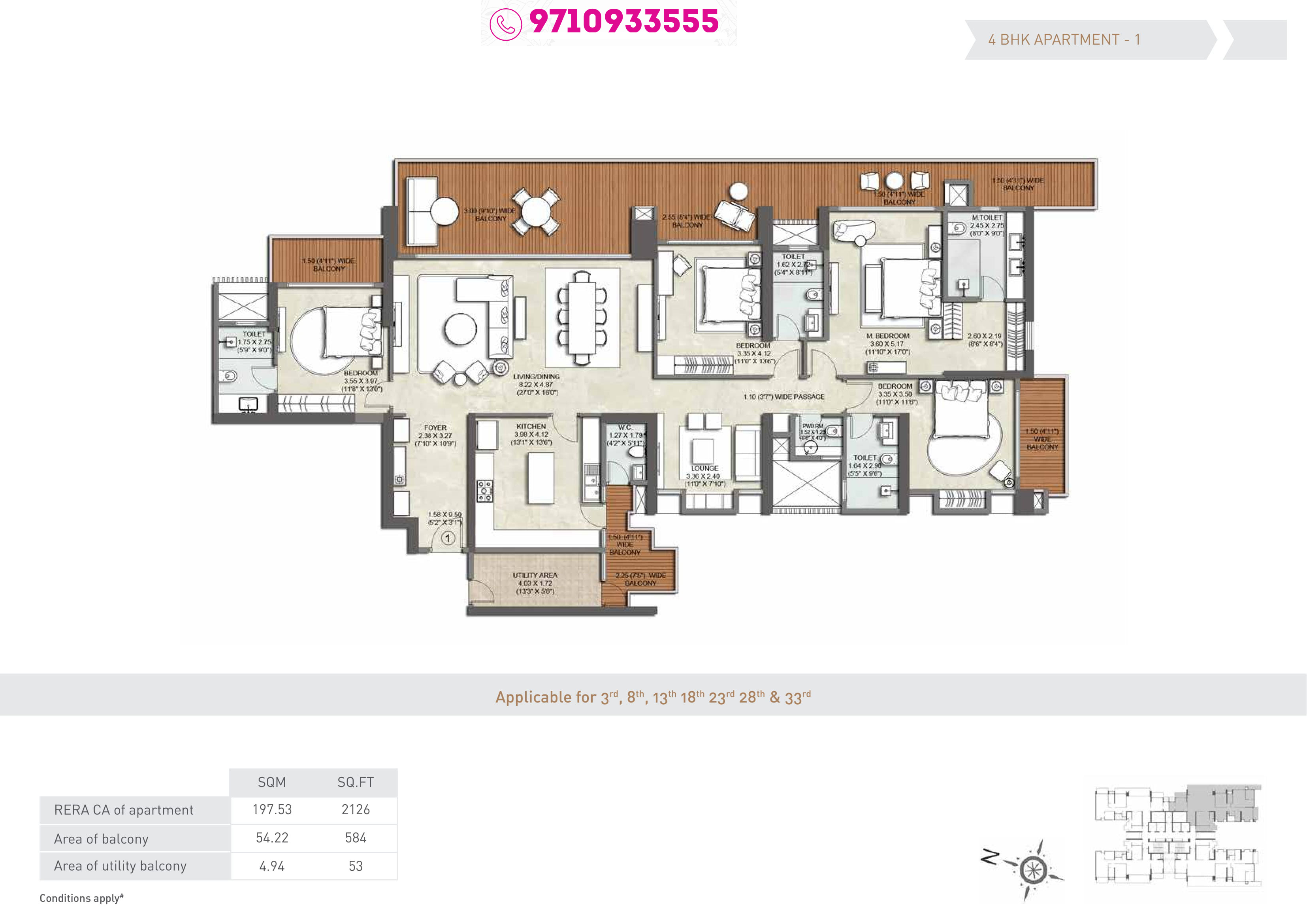 Kalpataru Vista floor plan
