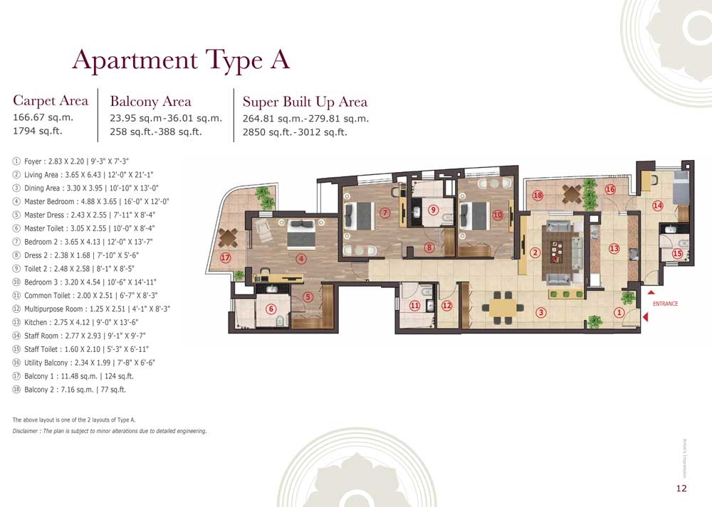 Max Antara floor plan